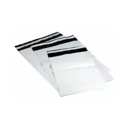 Futártasak PE 400x525+50mm szürke/fekete