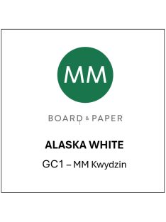   Alaska White GC1 grafikai karton fehér színben, mázolt 700x1000 250g/m2