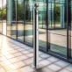 Álló hamutartó, matt ezüst rozsdamentes acél