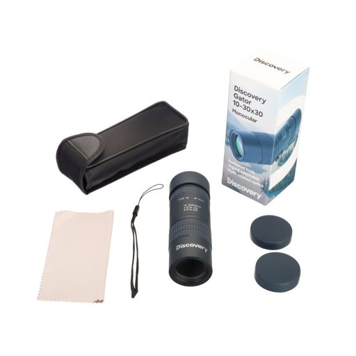 Levenhuk Discovery Gator 10–30x30-as egyszemes távcső