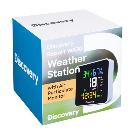 Levenhuk Discovery Report WA30 időjárás-állomás szállópor érzékelővel