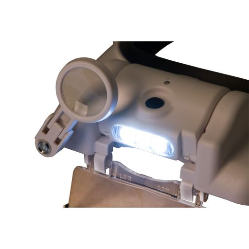 Levenhuk Zeno Vizor HR4 fejre rögzíthető, tölthető nagyító