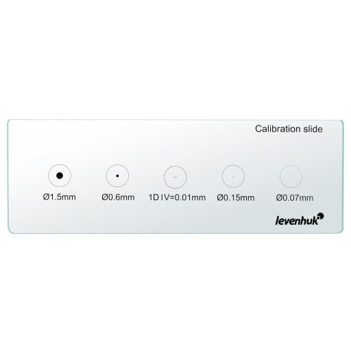 Levenhuk MED X/Y kalibrációs tárgylemez