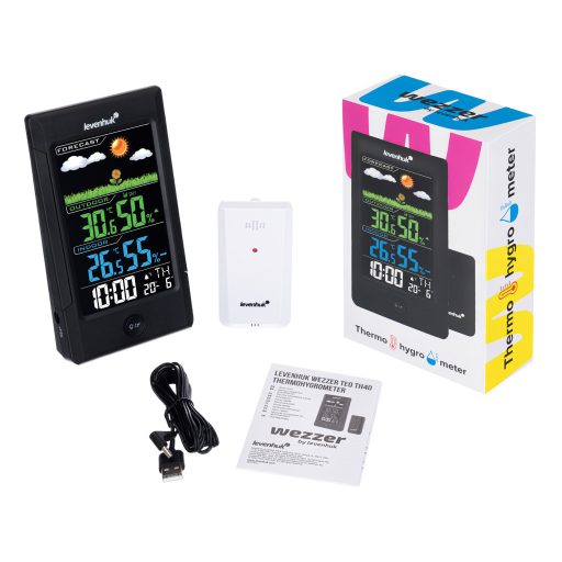 Levenhuk Wezzer Teo TH40 hőmérséklet- és páratartalom-mérő készülék