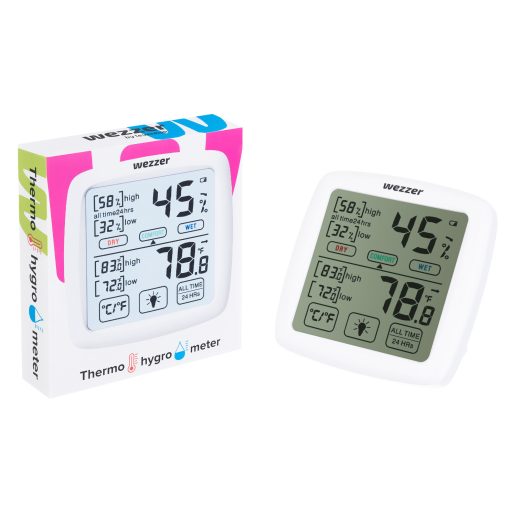 Levenhuk Wezzer Teo TH30 hőmérséklet- és páratartalom-mérő készülék