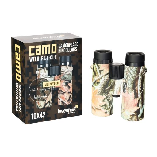 Levenhuk Camo 10x42 kétszemes távcső irányzékkal