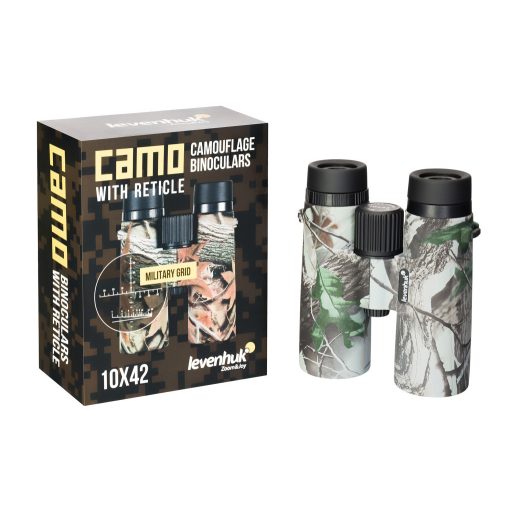 Levenhuk Camo 10x42 kétszemes távcső irányzékkal