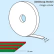 Öntapadó mágnesszalag extra erős 25 mm × 1,5 mm – 3M ragasztóval