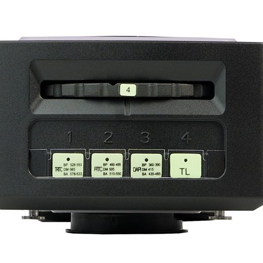 Magus Epi-FL04 LED Epi-fluoreszcens tartozék, fluoreszcens szűrőkockák FITC/ TRITC/DAPI