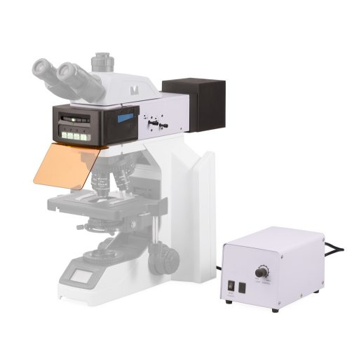 Magus Epi-FL04 LED Epi-fluoreszcens tartozék, fluoreszcens szűrőkockák FITC/ TRITC/DAPI