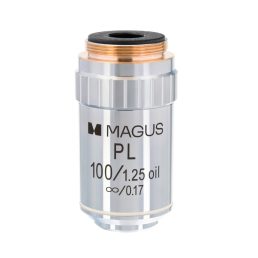 Magus MP100 OIL 100x/1,25 ∞/0,17 végtelen sík objektív