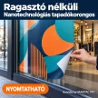 Guandong NANOTAC PET fehér matt, ragasztó nélküli nyomtatható fólia