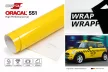 Oracal 551 polimer PVC dekorfólia enyhén ívelt felületre, fényes, 126 cm széles, erdőzöld szín