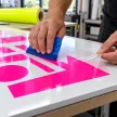 ORACAL 6510 fluoreszkáló öntött PVC fólia, 126 cm