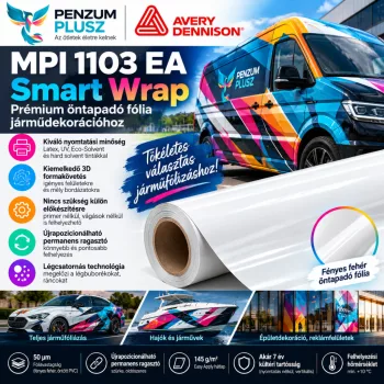   Avery Dennison MPI 1103 EA Smart Wrap öntött 3D nyomtatható járműfólia