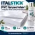 ItalVinyl öntapadó PVC fólia (szita) - fényes fehér, erős ragasztó