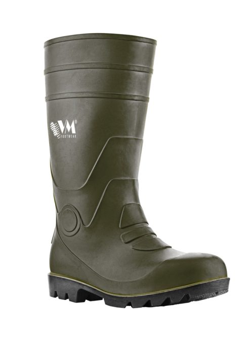 VM Footwear Fukuoka zöld színű munkavédelmi csizma O4