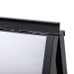   A-Board slide-in vízálló, kültéri megállító tábla A1 fekete