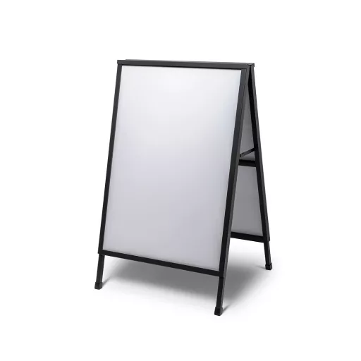 A-Board slide-in vízálló, kültéri megállító tábla A1 fekete