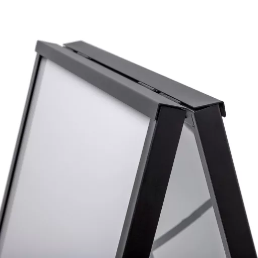 A-Board slide-in vízálló, kültéri megállító tábla A1 fekete