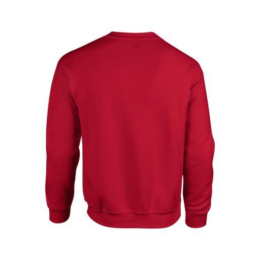 Gildan GI18000 kereknyakú unisex pulóver - cherry red szín
