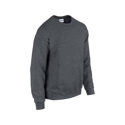 Gildan GI18000 kereknyakú unisex pulóver - dark heather szín
