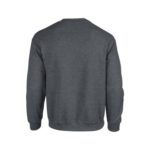 Gildan GI18000 kereknyakú unisex pulóver - dark heather szín