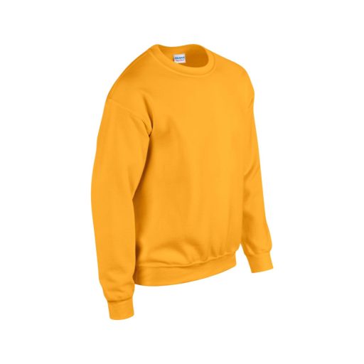 Gildan GI18000 kereknyakú unisex pulóver - gold szín