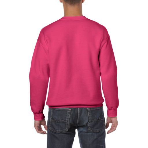 Gildan GI18000 kereknyakú unisex pulóver - heliconia szín