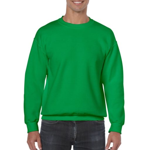 Gildan GI18000 kereknyakú unisex pulóver - irish green szín