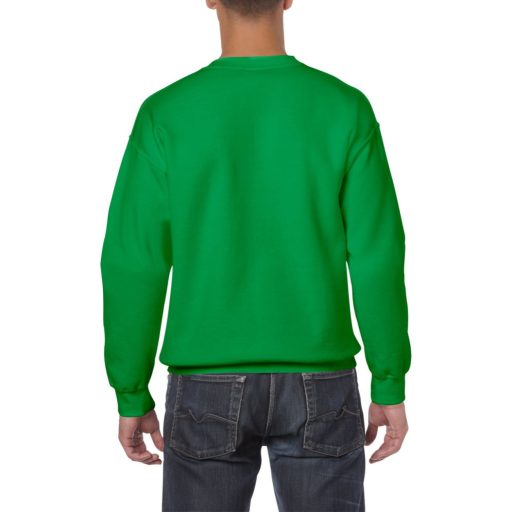 Gildan GI18000 kereknyakú unisex pulóver - irish green szín