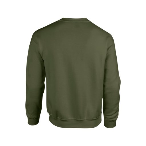 Gildan GI18000 kereknyakú unisex pulóver - military green szín