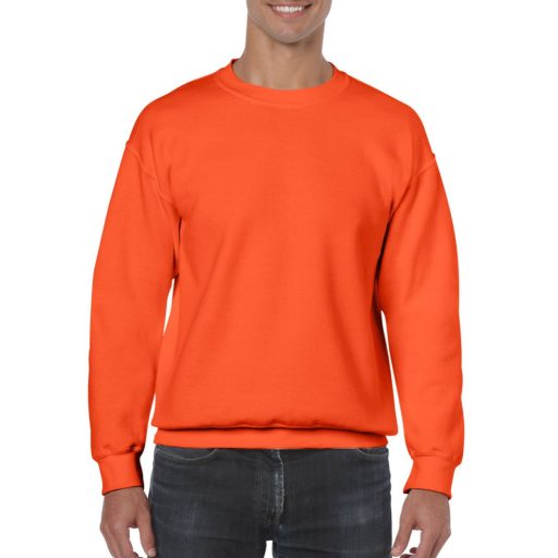 Gildan GI18000 kereknyakú unisex pulóver - orange szín