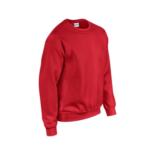 Gildan GI18000 kereknyakú unisex pulóver - red szín