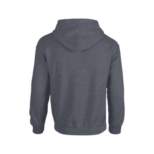 Gildan GI18500 unisex kapucnis pulóver - dark heather szín