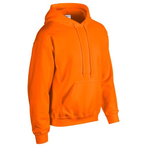 Gildan GI18500 unisex kapucnis pulóver - safety orange szín