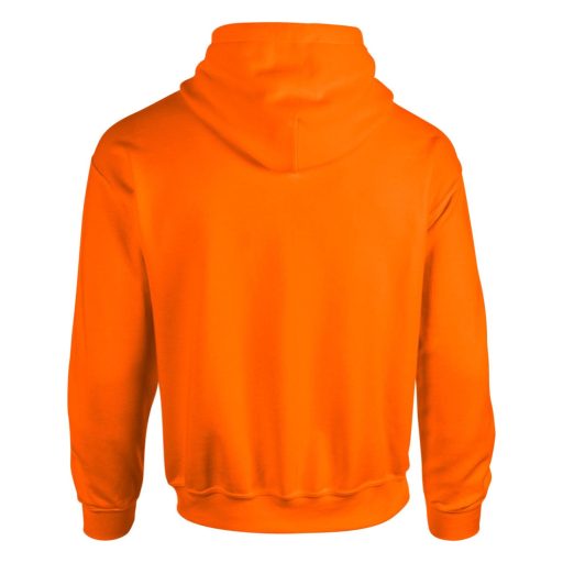 Gildan GI18500 unisex kapucnis pulóver - safety orange szín