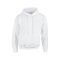 Gildan GI18500 unisex kapucnis pulóver - white szín