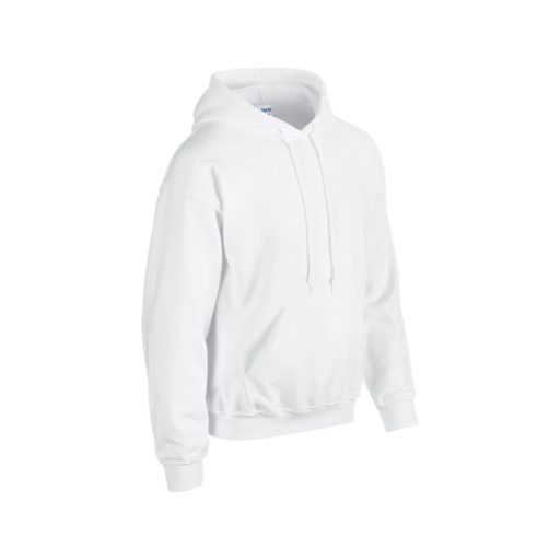 Gildan GI18500 unisex kapucnis pulóver - white szín