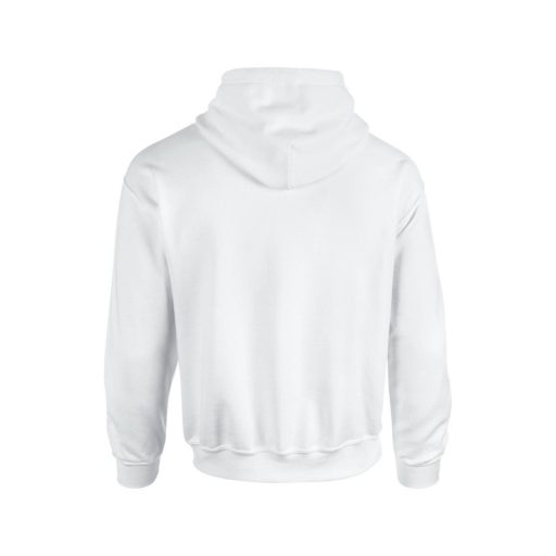 Gildan GI18500 unisex kapucnis pulóver - white szín