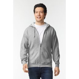 Gildan GI18600 unisex cipzáros kapucnis pulóver
