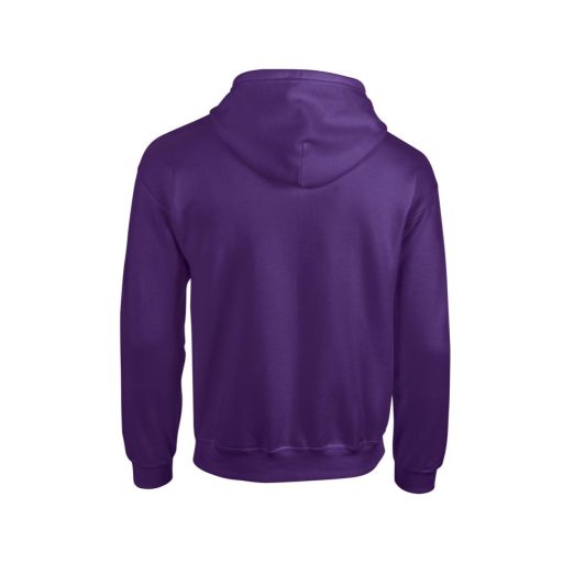 Gildan GI18600 unisex cipzáros kapucnis pulóver - purple szín
