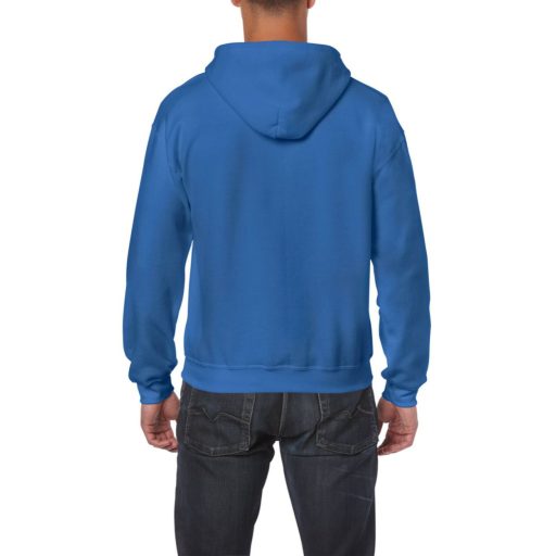 Gildan GI18600 unisex cipzáros kapucnis pulóver - royal szín