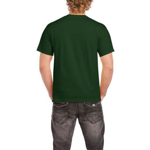 Gildan GI2000 unisex rövid ujjú felnőtt póló - forest green szín