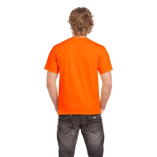 Gildan GI2000 unisex rövid ujjú felnőtt póló - safety orange szín