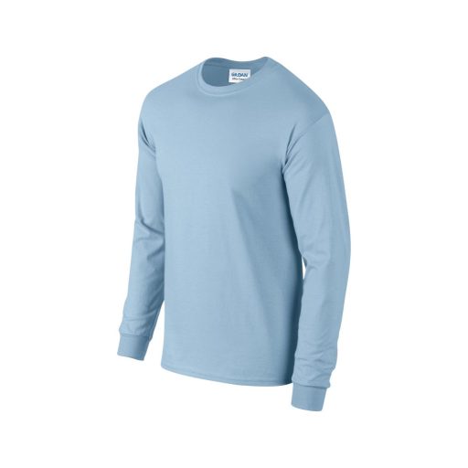 Gildan GI2400 unisex kereknyakú pulóver - light blue szín