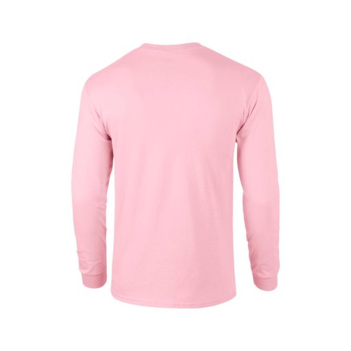 Gildan GI2400 unisex kereknyakú pulóver - light pink szín