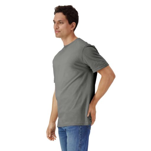 Gildan GI3000 férfi kereknyakú rövid ujjú póló - charcoal szín
