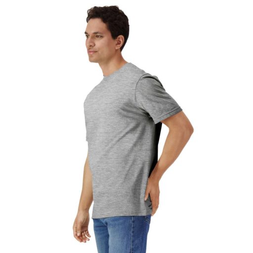 Gildan GI3000 férfi kereknyakú rövid ujjú póló - sport grey szín