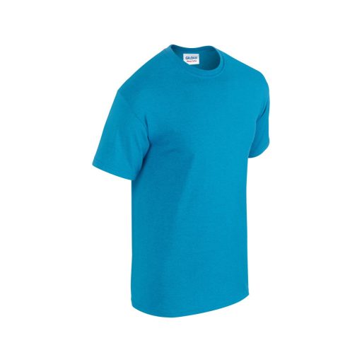 Gildan GI5000 unisex kereknyakú rövid ujjú póló - antique sapphire szín